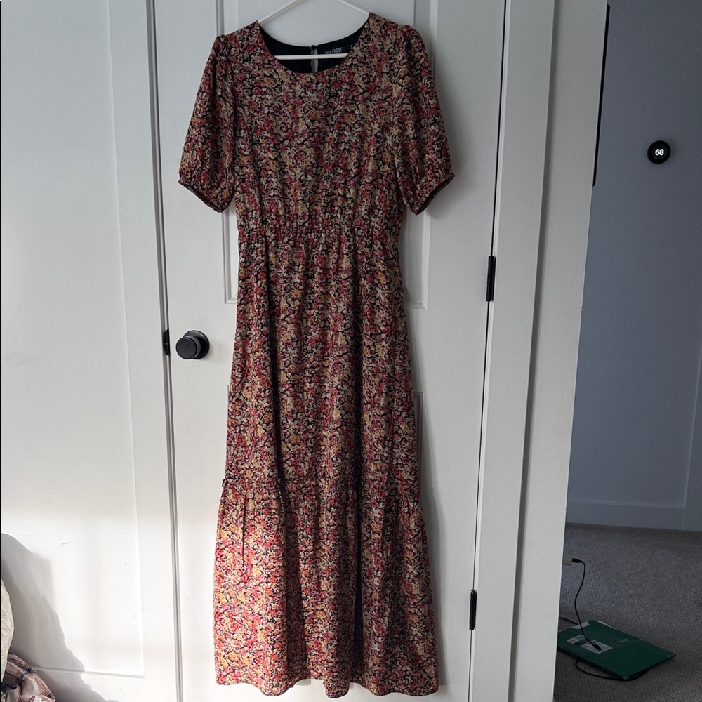 Mikarose Multicolor Floral Maxi Dress